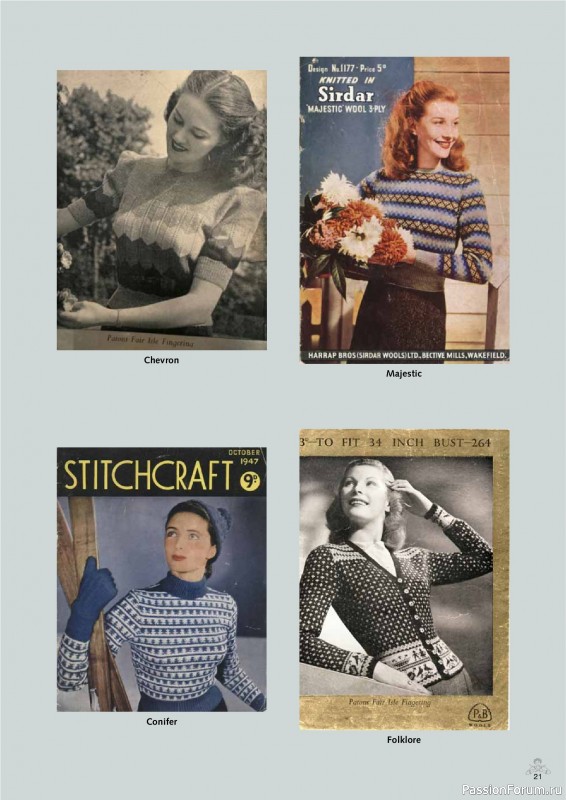 Вязаные проекты в книге «A Stitch In Time Vol.3»