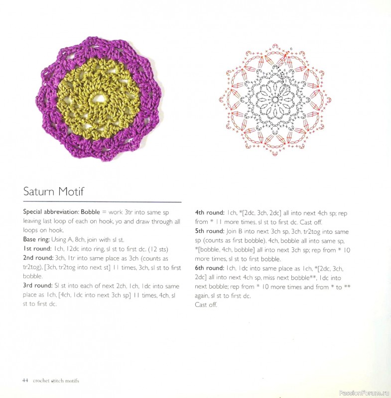 Вязаные проекты в книге &laquo;Crochet Stitch Motifs&raquo;.