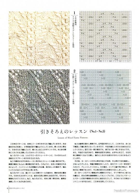 Вязаные проекты в книге «Fun of Color Patterns 200».