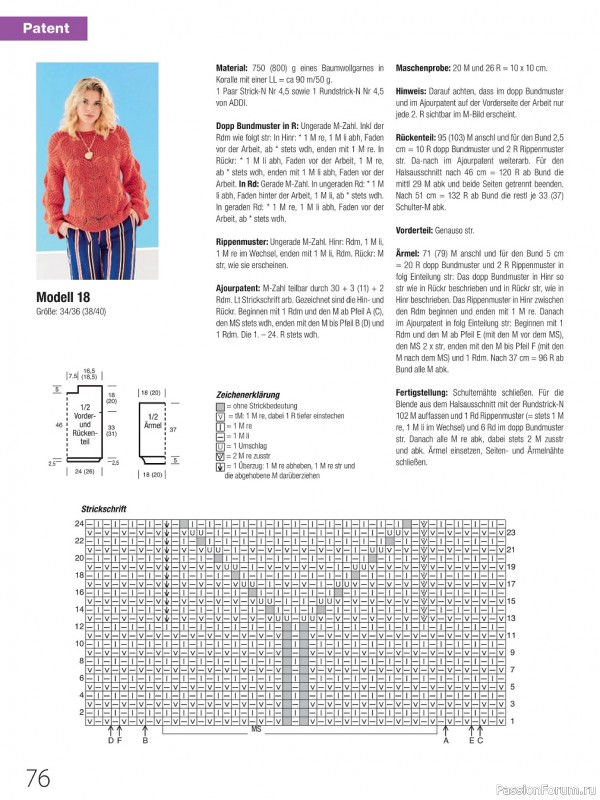 Вязаные проекты в журнале «Meine Strickmode MS105 2023»