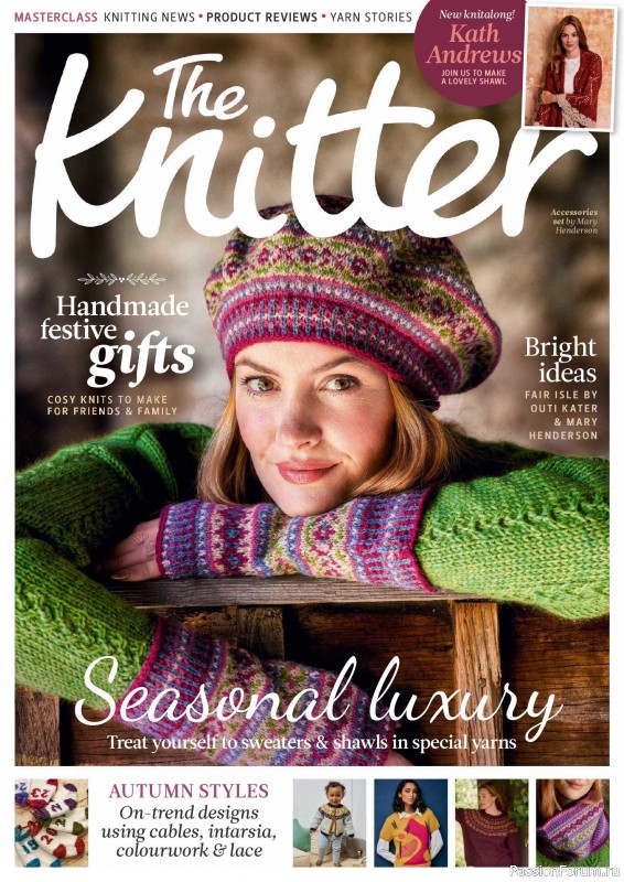 Вязаные проекты спицами в журнале «The Knitter №232 2026»