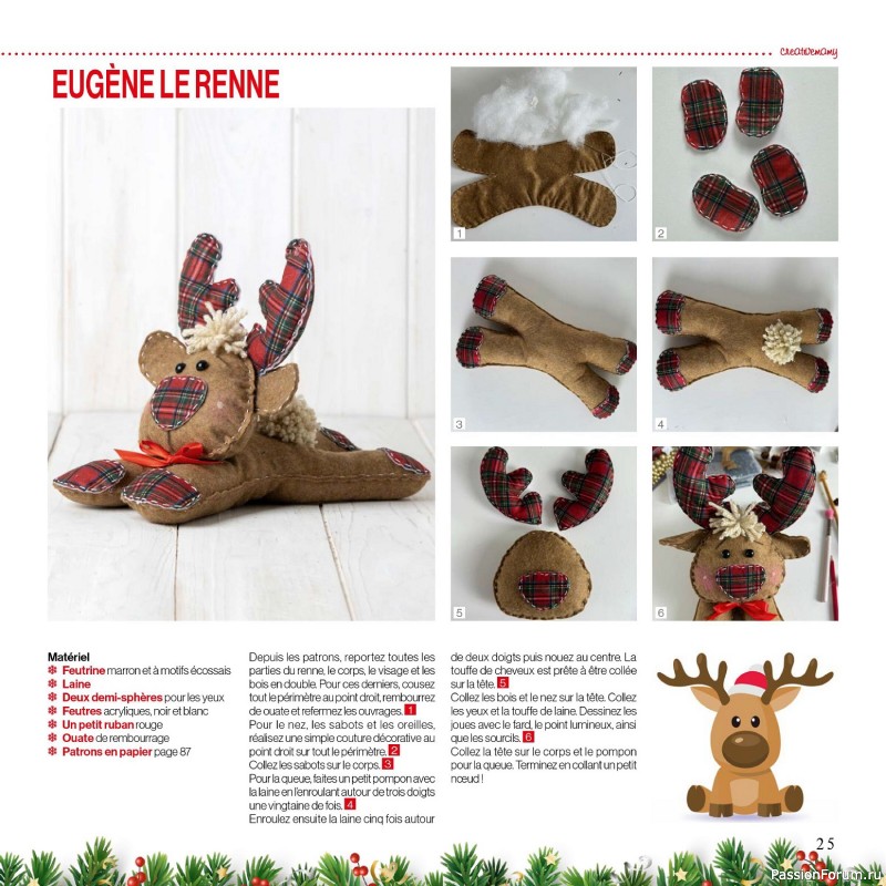 Коллекция проектов для рукодельниц в журнале «Creo Con Creativemamy Speciale №3 2024 Natale»