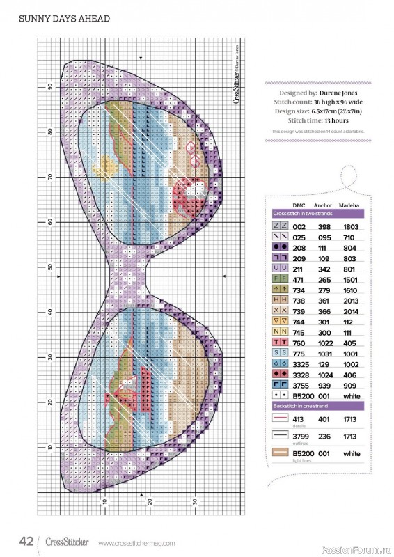 Коллекция вышивки в журнале «CrossStitcher №398 2023»