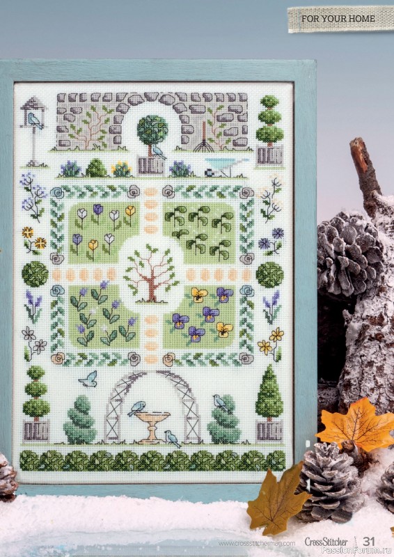 Коллекция вышивки в журнале «CrossStitcher №404 2023»