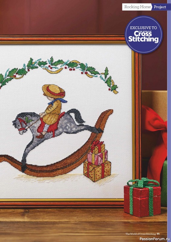 Коллекция вышивки в журнале «The World of Cross Stitching №365 2025»