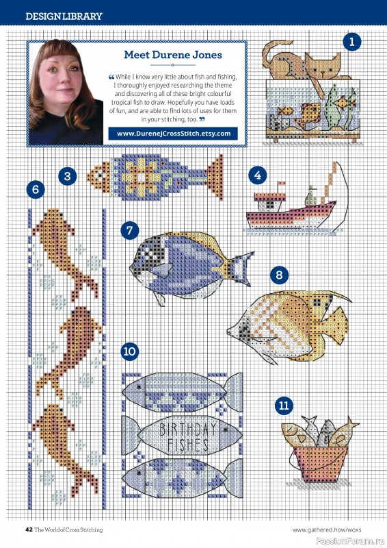 Коллекция вышивки в журнале &laquo;The World of Cross Stitching №372 2026&raquo;