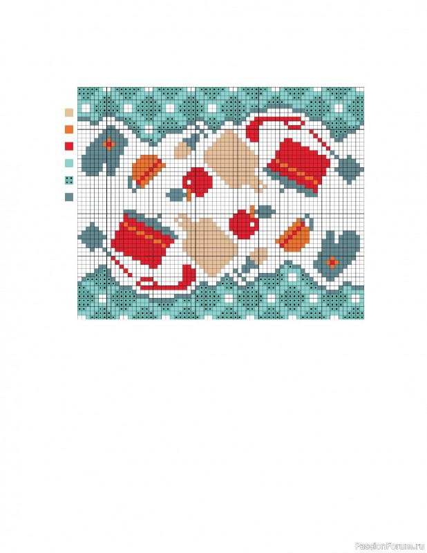 Вязаные проекты в книге &laquo;Вышиваем крестом скатерти, салфетки, рушники&raquo;. Часть1