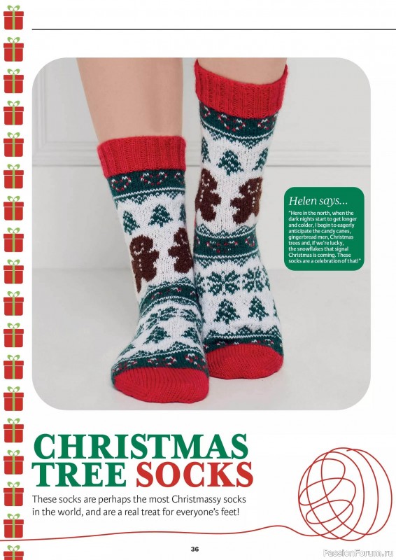 Вязаные проекты в журнале «Christmas Knit»