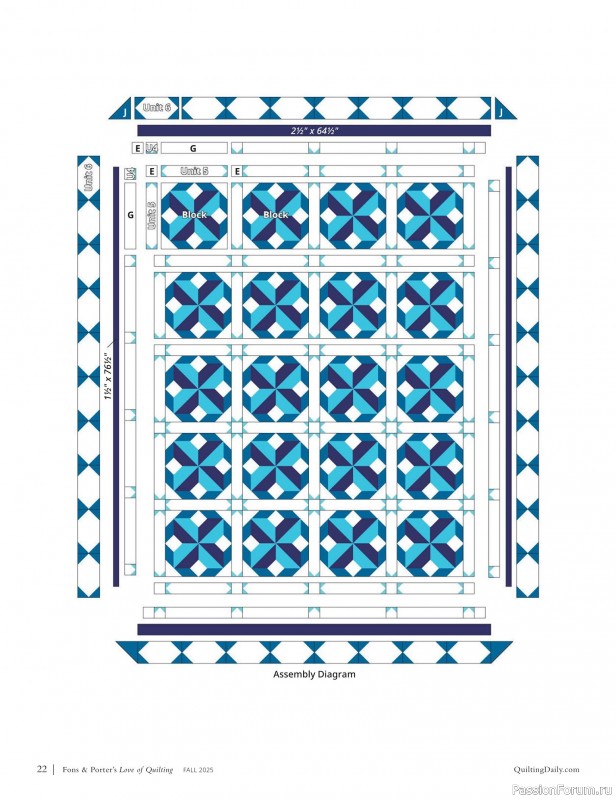 Коллекция проектов для рукодельниц в журнале «Fons & Porter’s Love Of Quilting - Fall 2025»
