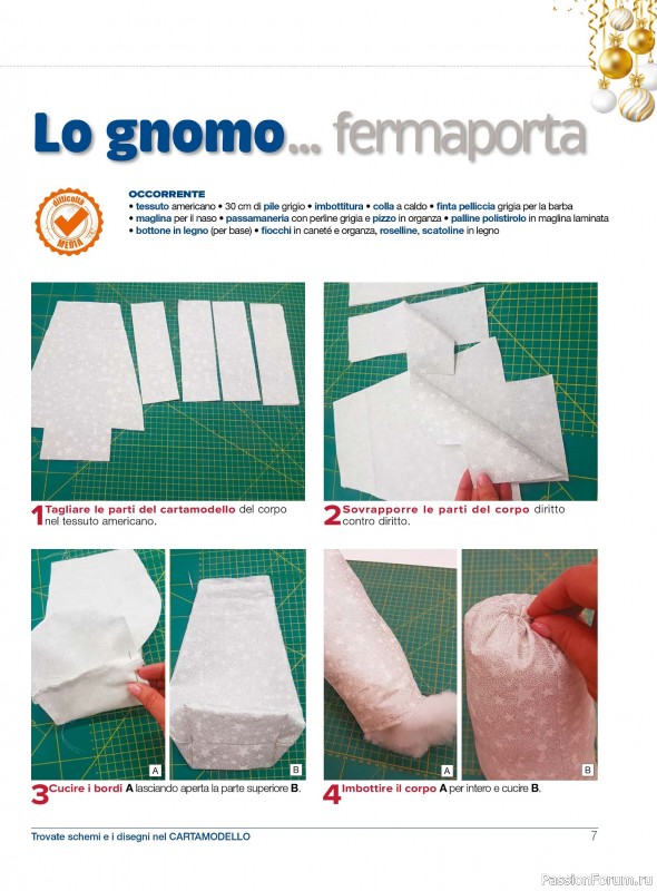 Коллекция проектов для рукодельниц в журнале «I Love Cucito Speciale №6 2025-2026 Natale»