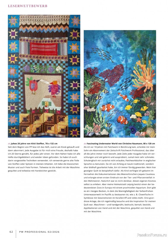 Коллекция проектов для рукодельниц в журнале &laquo;Patchwork Professional №2 2025&raquo;