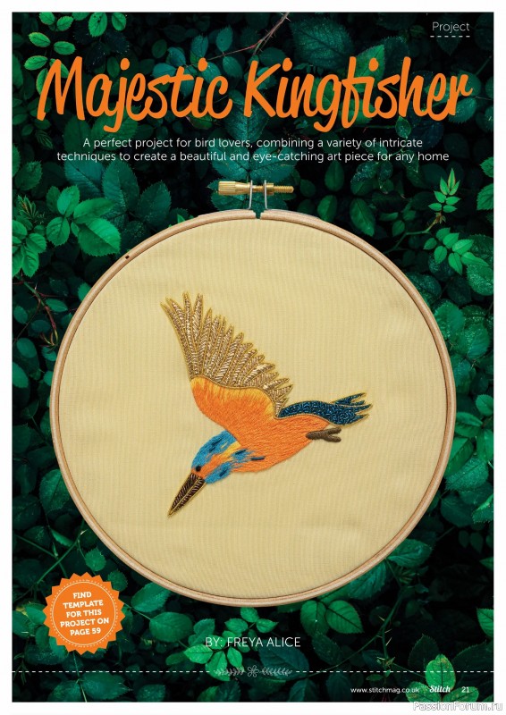 Коллекция проектов для рукодельниц в журнале «Stitch Magazine №154 2025»
