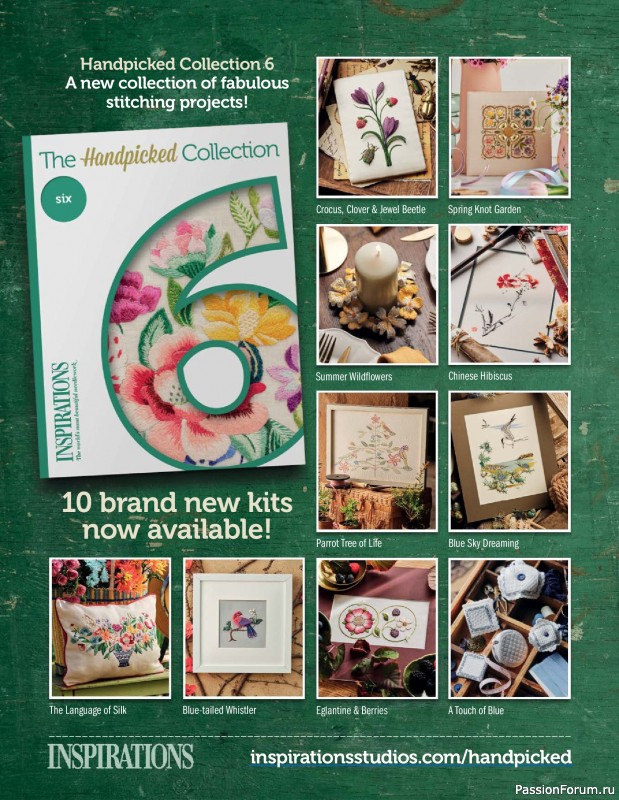 Коллекция вышивки в журнале &laquo;Inspirations №130 2026&raquo;