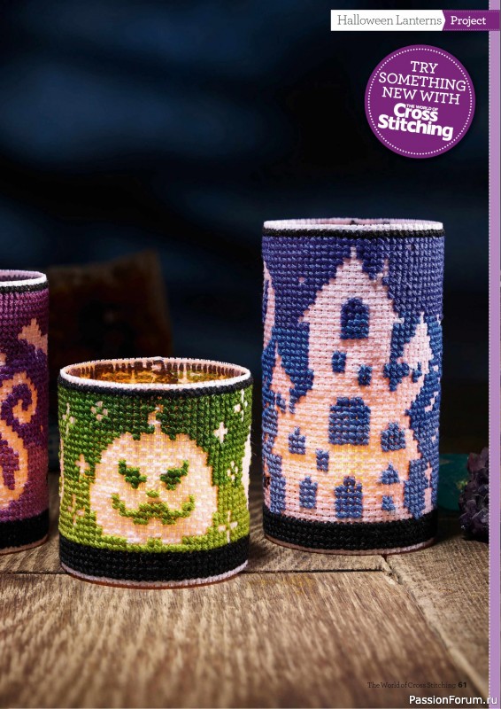 Коллекция вышивки в журнале «The World of Cross Stitching №363 2025»