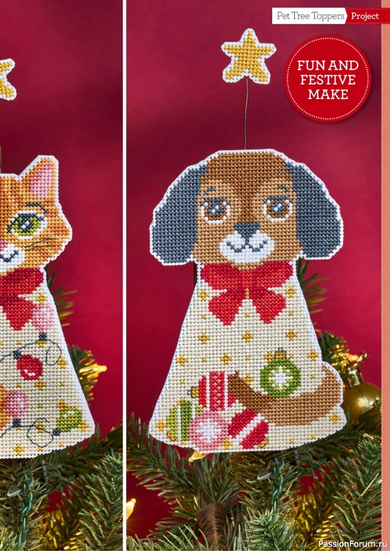 Коллекция вышивки в журнале «The World of Cross Stitching Special №366 2025»