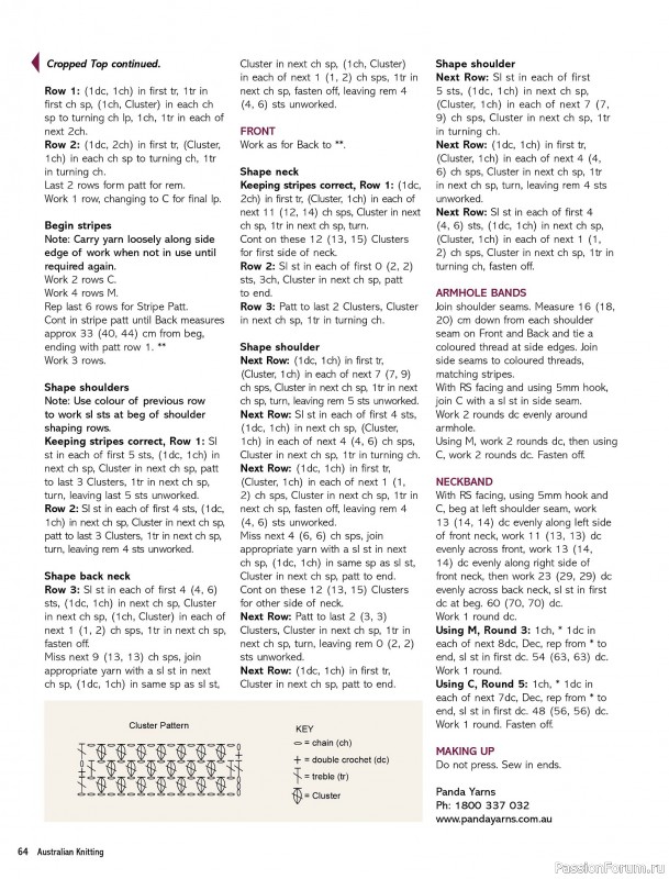 Вязаные модели спицами в журнале &laquo;Australian Knitting &ndash; Vol.17 №4 2026&raquo;