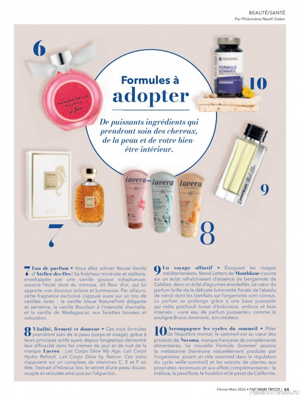 Вязаные модели в журнале &laquo;Fait Main Tricot №59 2026&raquo;