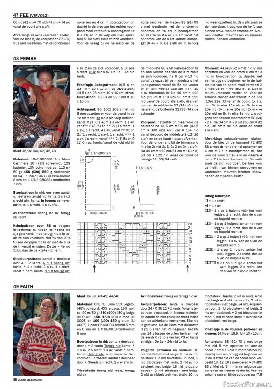 Вязаные модели в журнале «Verena №59 2026 Nederland»