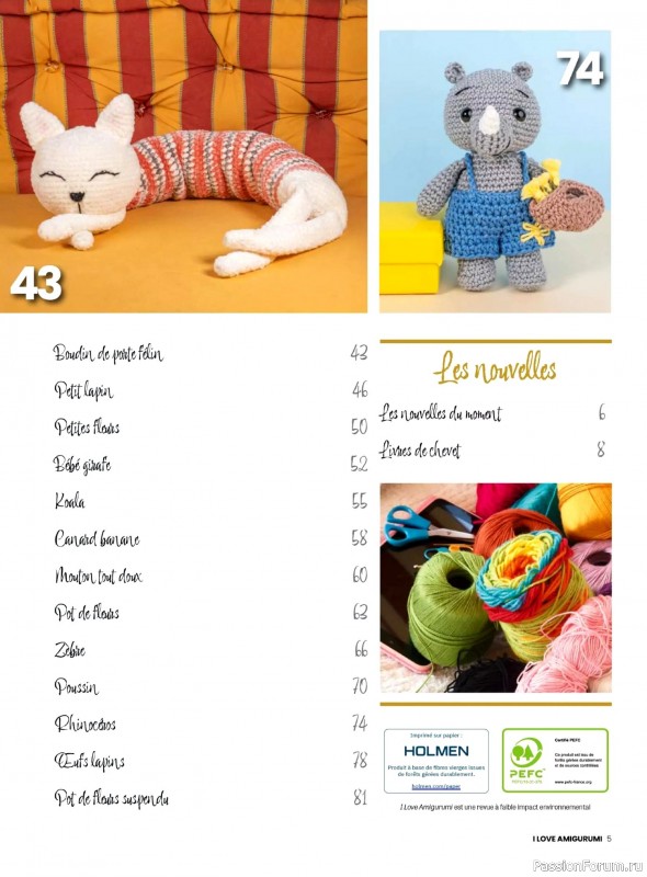Вязаные проекты крючком в журнале «I Love Amigurumi №9 2026»