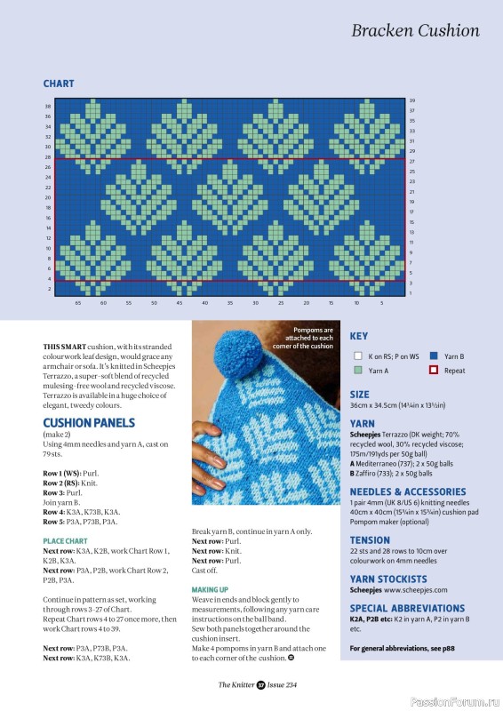 Вязаные проекты спицами в журнале &laquo;The Knitter №234 2026&raquo;