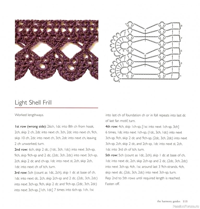 Вязаные проекты в книге &laquo;Crochet Edgings & Trims: 150 Stitches&raquo;.