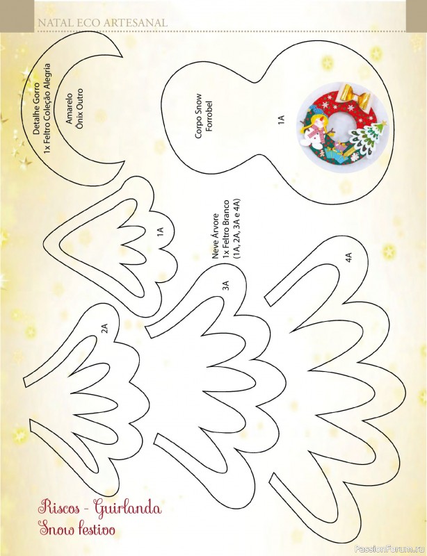 Вязаные проекты в журнале &laquo;Arte & Sustentabilidade Ed.48 Natal Eco Artesanal&raquo;