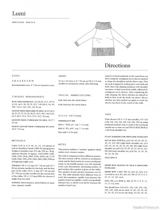 Вязаные проекты в журнале «Laine Magazine №9 2019 Autumn-Winter»