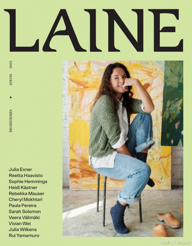 Вязаные модели в журнале &laquo;Laine Magazine №24 2025 Spring&raquo;. Продолжение