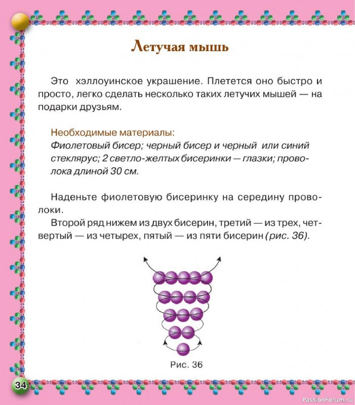 Коллекция проектов для рукодельниц в книге «Бисер. Оригинальные поделки»