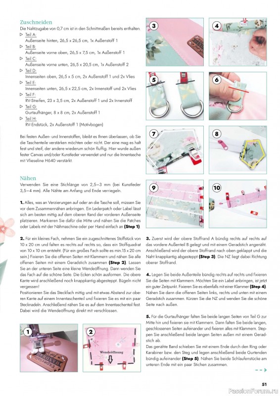 Коллекция проектов для рукодельниц в журнале «Patchwork & Nähen №2 2026»