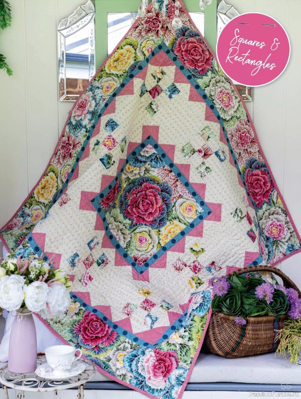 Коллекция проектов для рукодельниц в журнале «Quilters Companion №133 2025»