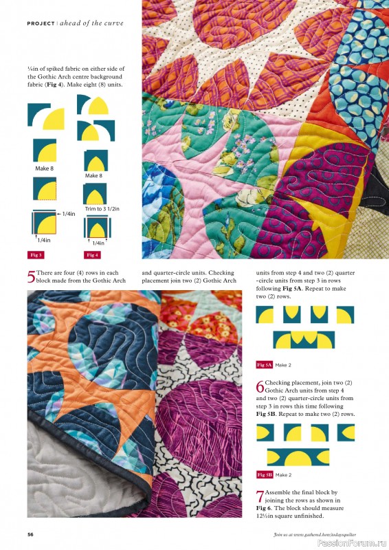 Коллекция проектов для рукодельниц в журнале «Todays Quilter №127 2025»