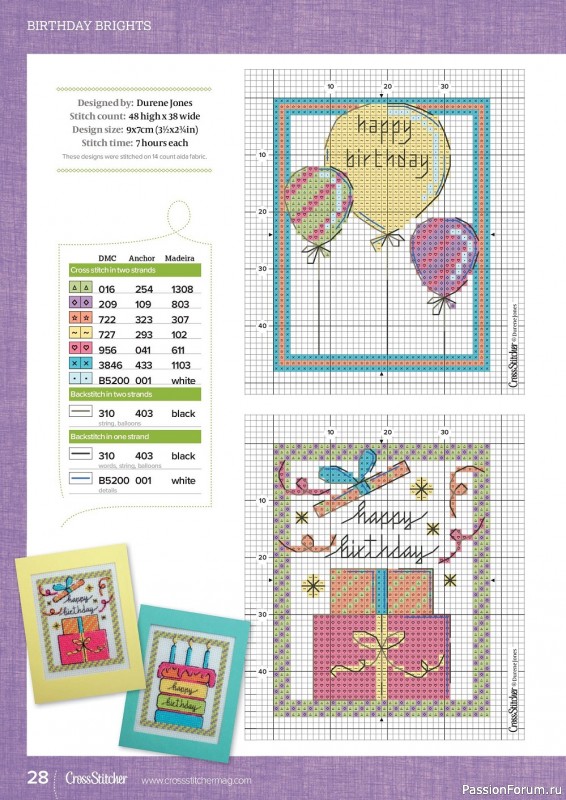 Коллекция вышивки в журнале «CrossStitcher №388 2022»