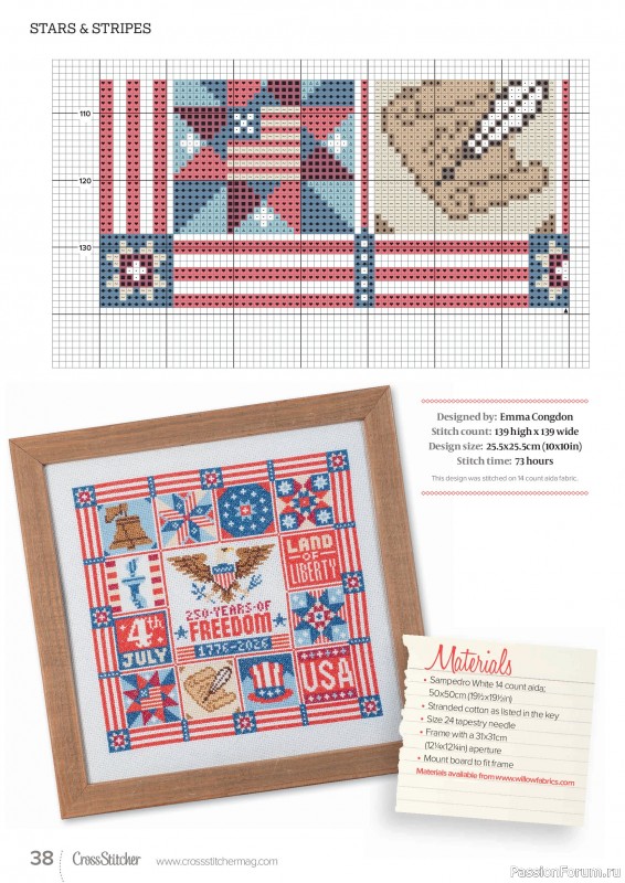Коллекция вышивки в журнале &laquo;CrossStitcher №437 2026&raquo;