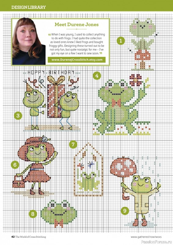 Коллекция вышивки в журнале «The World of Cross Stitching №375 2026»