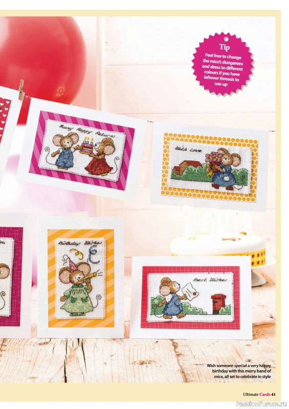 Коллекция вышивки в журнале «Ultimate CrossStitch – Cards 2026»