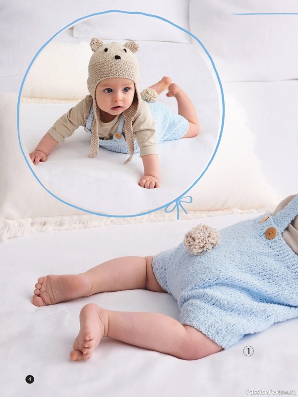 Вязаные модели для детей в журнале «Baby Maschenmode №56 2023»