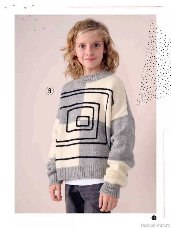 Вязаные модели для детей в журнале &laquo;Kinder Maschenmode №1 2026&raquo;