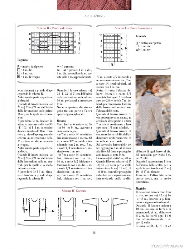 Вязаные модели в журнале «Piu Maglia №49 2025»