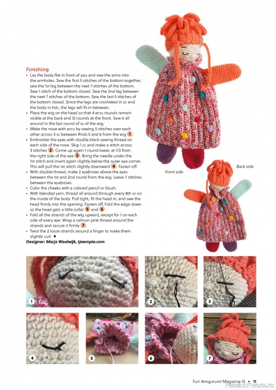 Вязаные проекты крючком в журнале «Fun Amigurumi Magazine №15 2025»