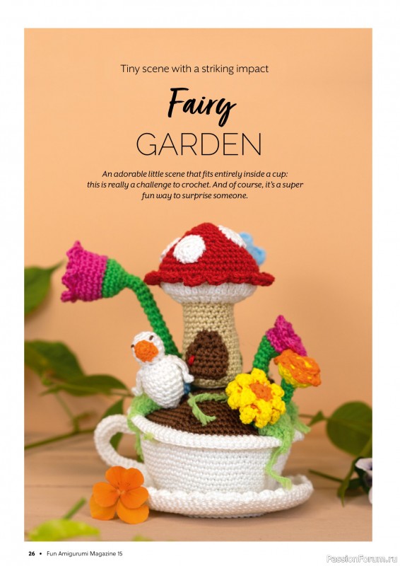 Вязаные проекты крючком в журнале «Fun Amigurumi Magazine №15 2025»