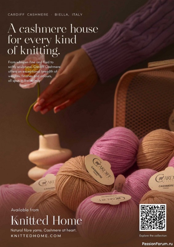 Вязаные проекты спицами в журнале «The Knitter №232 2026»