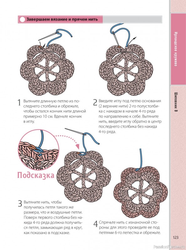 Вязаные проекты в книге &laquo;Ажурное вязание крючком&raquo;. Продолжение