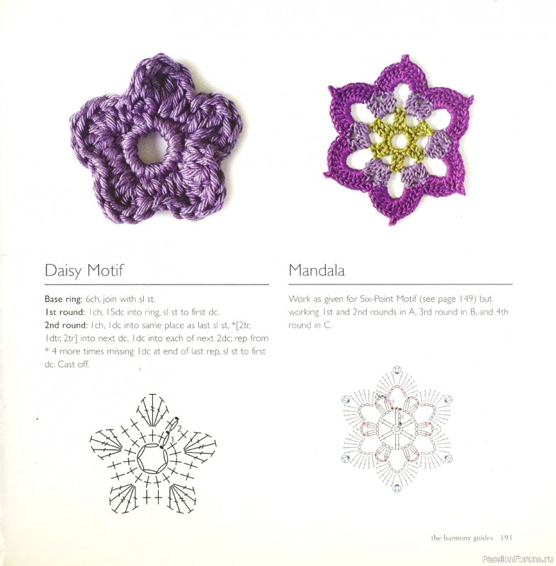 Вязаные проекты в книге &laquo;Crochet Stitch Motifs&raquo;. Продолжение
