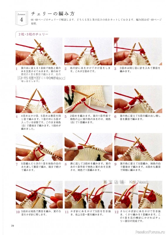 Вязаные проекты в книге «Flower Knitting». Часть 1