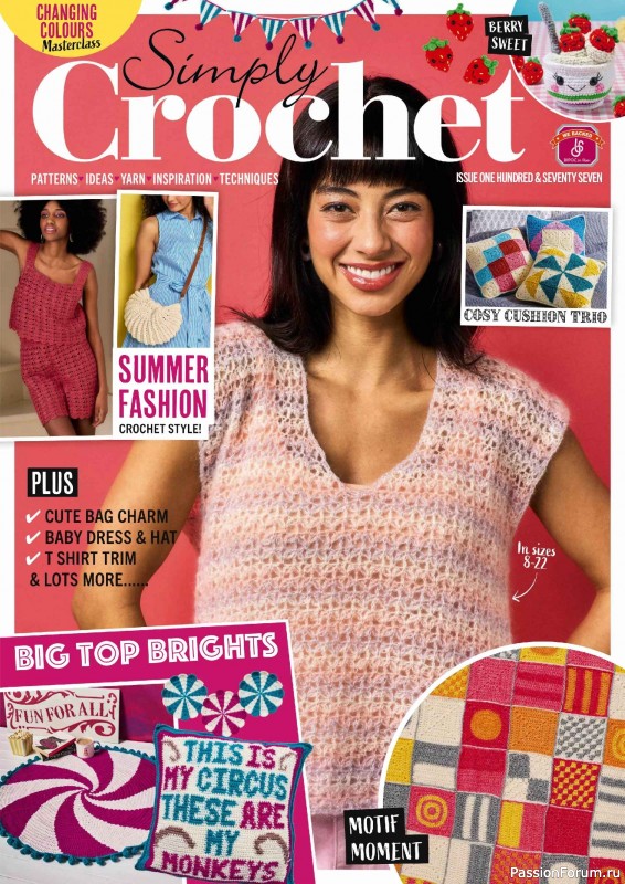 Вязаные проекты крючком в журнале «Simply Crochet №177 2026»