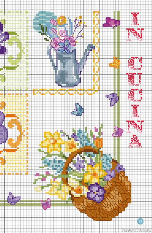 Коллекция проектов для рукодельниц в журнале &laquo;A Punto Croce Fiori - Marzo 2026&raquo;