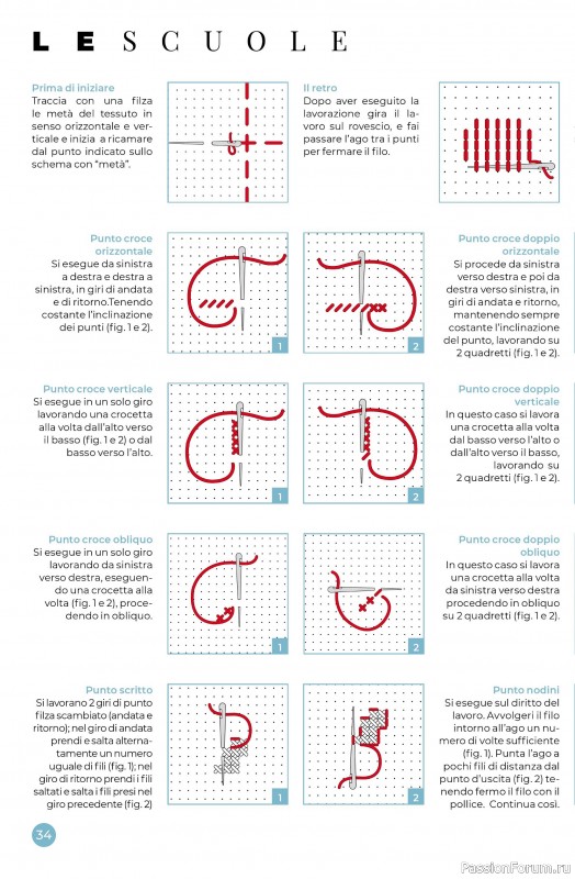 Коллекция проектов для рукодельниц в журнале &laquo;A Punto Croce Fiori - Marzo 2026&raquo;