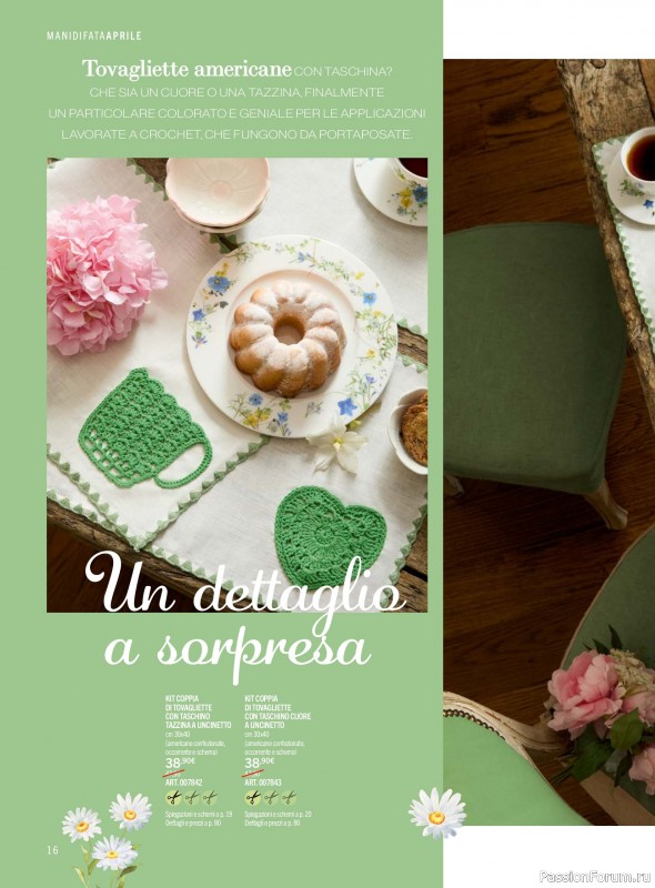 Коллекция проектов для рукодельниц в журнале &laquo;Mani di Fata - Aprile 2026&raquo;