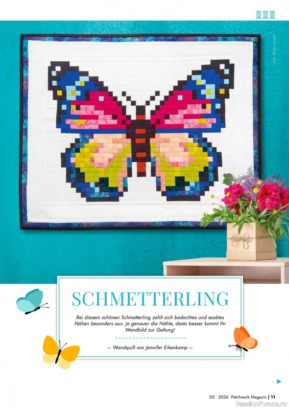 Коллекция проектов для рукодельниц в журнале &laquo;Patchwork das Magazin №5 2026&raquo;